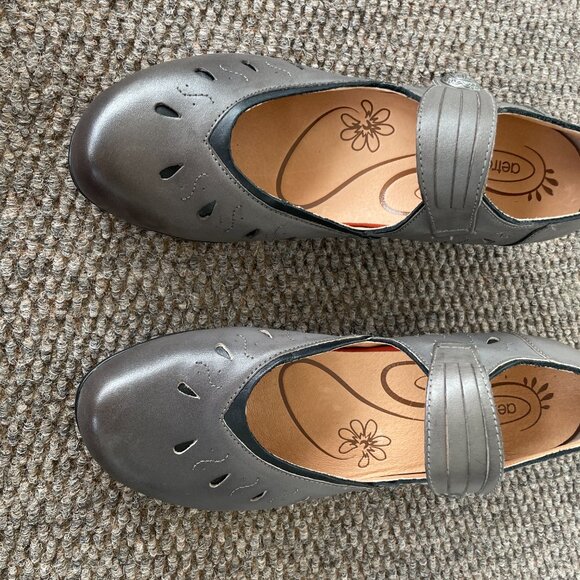 NIB Women's AETREX Rachel Mary Jane Shoes 9.5 Grey - Picture 7 of 11